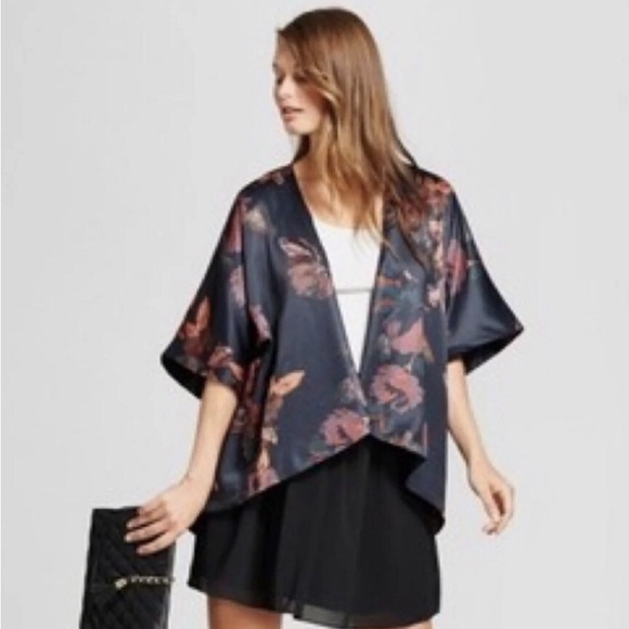 A New Day Vibrant Floral Kimono Jacket - Picture 7 of 7